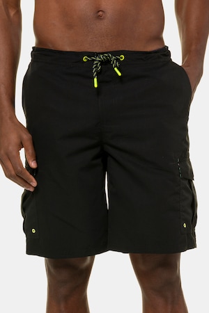 Ulla Popken Badeshorts, Cargotaschen, Elastikbund, - Große Größen