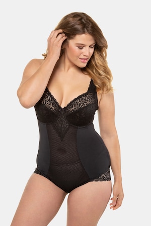 Ulla Popken Body, Bügel-Cups, Spitze, leichter Shape-Effekt - Große Größen