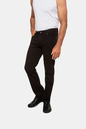 Duże rozmiary Spodnie z diagonalu, mężczyzna, czarne, rozmiar: 26, bawełna/elastan, JP1880