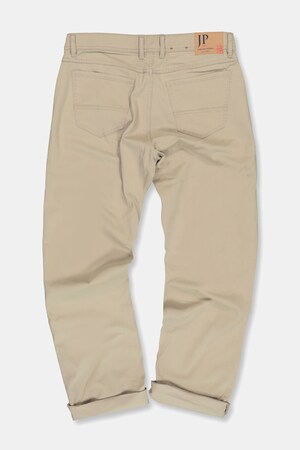 Duże rozmiary Spodnie z diagonalu, mężczyzna, beżowe, rozmiar: 60, bawełna/elastan, JP1880