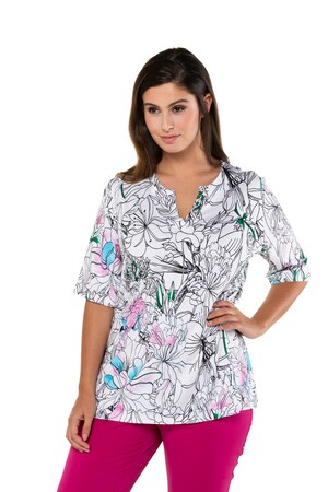 Ulla Popken Shirt Tuniekhals Halflange Mouwen Grote Maten ulla popken kopen in de aanbieding