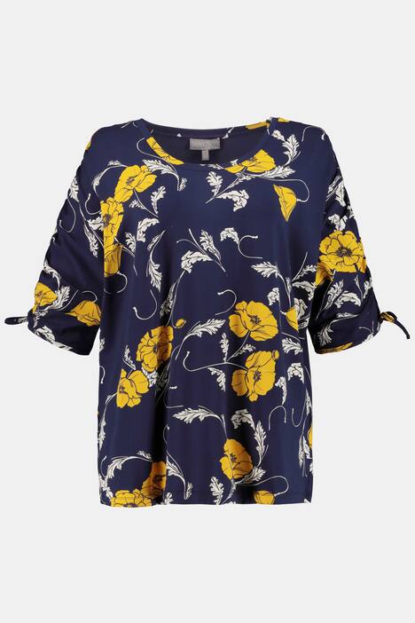 poppy print tops