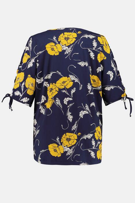 poppy print tops