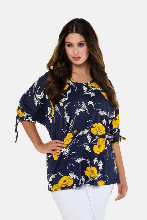 poppy print tops