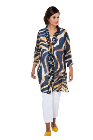Ulla Popken Blouse Crashlook Licht Transparant Lange Zijsplitten Grote Maten ulla popken kopen in de aanbieding Ulla Popken Blouse Crashlook Licht Transparant Lange Zijsplitten Grote Maten ulla popken kopen in de aanbieding