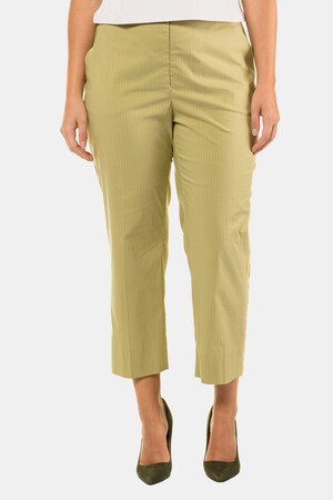 Ulla Popken 7/8-Hose Sophie, Streifen, Bügelfalten, selection - Große Größen