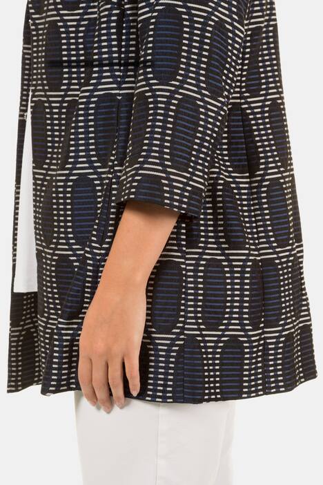Longjacke, grafisches Jacquard Muster, selection | Jacke Longjacke, grafisches Jacquard Muster, selection | Jacke