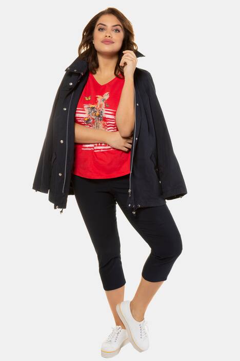 Kurtka, stójka, kaptur, kryty suwak, tunelik