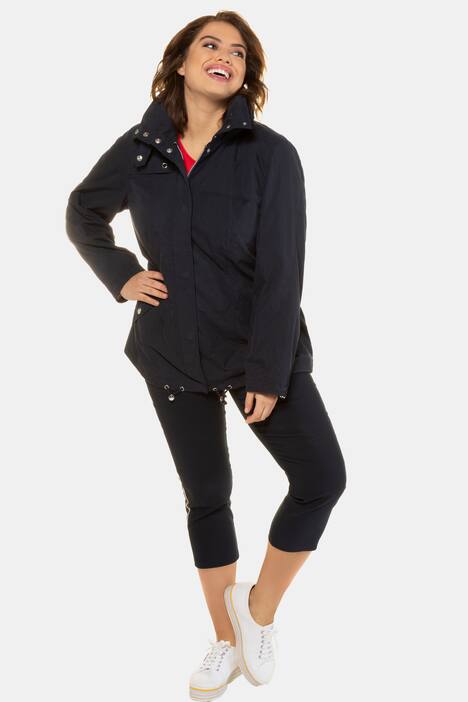 Kurtka, stójka, kaptur, kryty suwak, tunelik