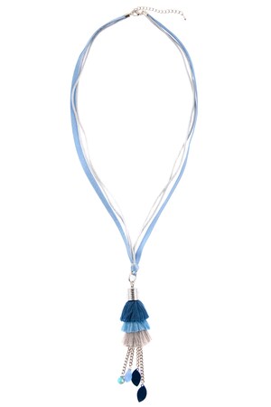 Ulla Popken Ketting Lang Model Meerkleurige Kwastjes Grote Maten ulla popken kopen in de aanbieding