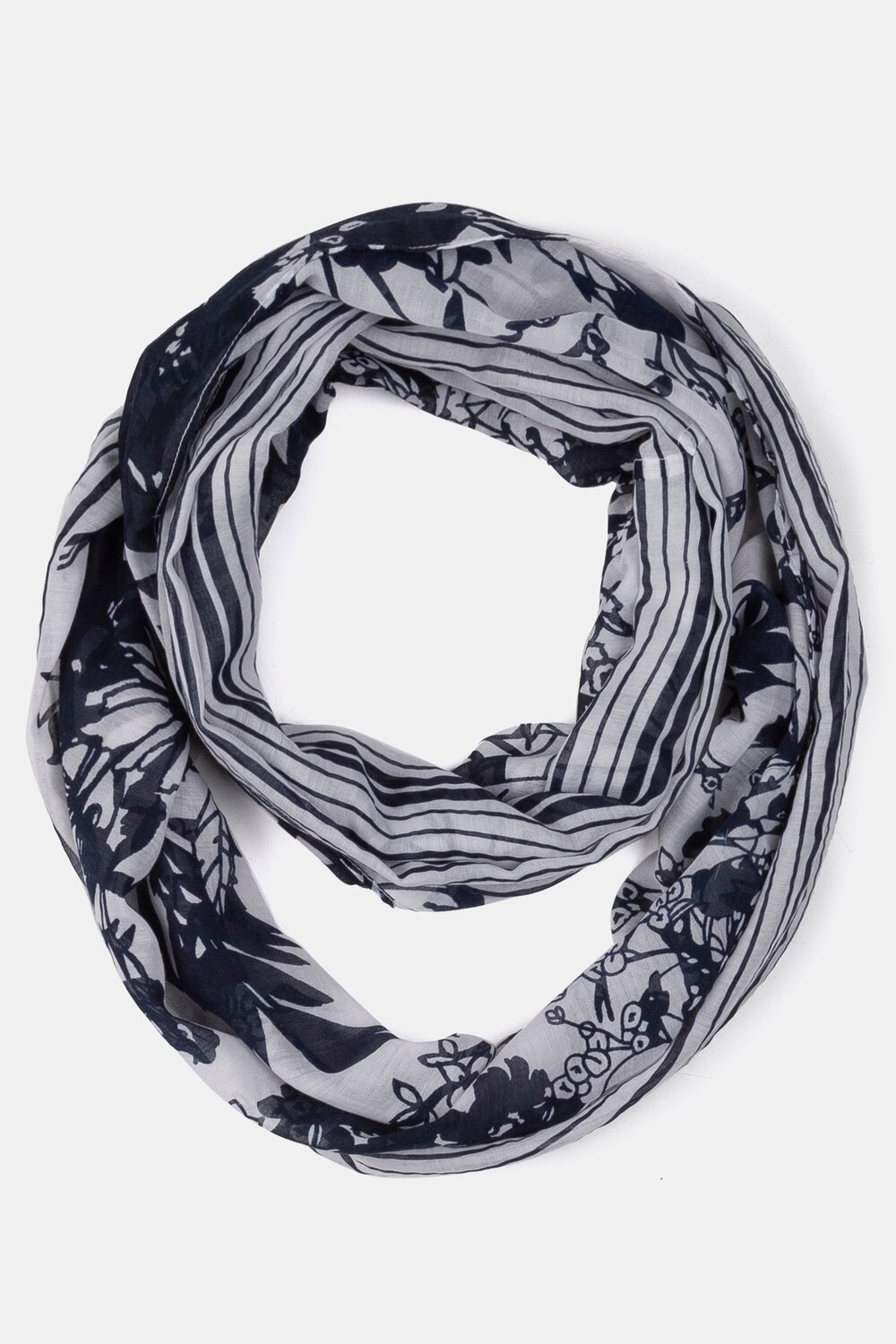 Grote Maten Loop, Dames, blauw, Maat: One Size, Polyester, Ulla Popken Grote Maten Loop, Dames, blauw, Maat: One Size, Polyester, Ulla Popken