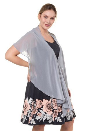 Ulla Popken Jasje Chiffon Transparant Strijvrij Grote Maten ulla popken kopen in de aanbieding Ulla Popken Jasje Chiffon Transparant Strijvrij Grote Maten ulla popken kopen in de aanbieding