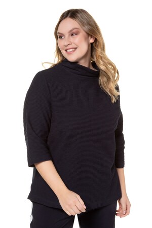 Ulla Popken Sweatshirt Relaxed Opstaande Kraag Rechte 34 Mouwen Grote Maten ulla popken kopen in de aanbieding Ulla Popken Sweatshirt Relaxed Opstaande Kraag Rechte 34 Mouwen Grote Maten ulla popken kopen in de aanbieding