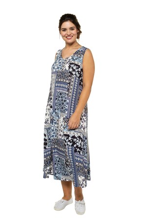 Ulla Popken Jurk V Hals Lang Model Grote Maten ulla popken kopen in de aanbieding