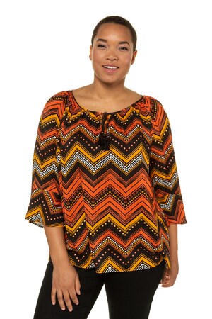 Ulla Popken Tuniek Vintage Look Wijde Ronde Hals 34 Mouwen Met Volant Grote Maten ulla popken kopen in de aanbieding Ulla Popken Tuniek Vintage Look Wijde Ronde Hals 34 Mouwen Met Volant Grote Maten ulla popken kopen in de aanbieding