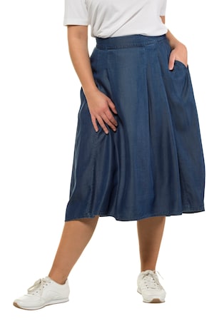 Ulla Popken Rok Denimlook 2 Zakken Lyocell Grote Maten ulla popken kopen in de aanbieding Ulla Popken Rok Denimlook 2 Zakken Lyocell Grote Maten ulla popken kopen in de aanbieding