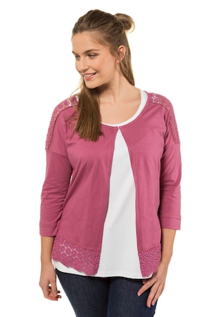 Ulla Popken Cardigan Kant Aan Schouders Haakjessluiting 34 Mouwen Grote Maten ulla popken kopen in de aanbieding Ulla Popken Cardigan Kant Aan Schouders Haakjessluiting 34 Mouwen Grote Maten ulla popken kopen in de aanbieding