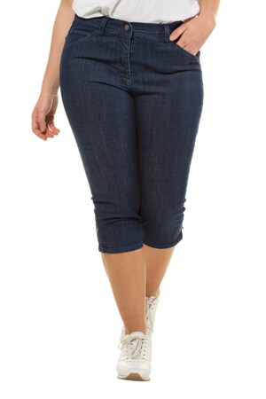 Ulla Popken Capri Jeans Zijsplitten Rechte 5 Pocket Bloemenstiksel Grote Maten ulla popken kopen in de aanbieding Ulla Popken Capri Jeans Zijsplitten Rechte 5 Pocket Bloemenstiksel Grote Maten ulla popken kopen in de aanbieding
