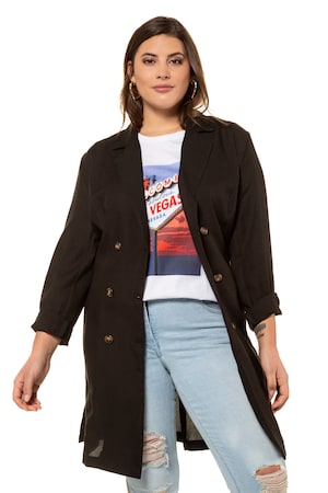 Studio Untold Ulla Popken Trench Grote Maten studio untold kopen in de aanbieding