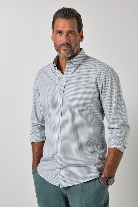 Overhemd, business, vichy-ruit, tot 8XL, Comfort Fit, EasyCare