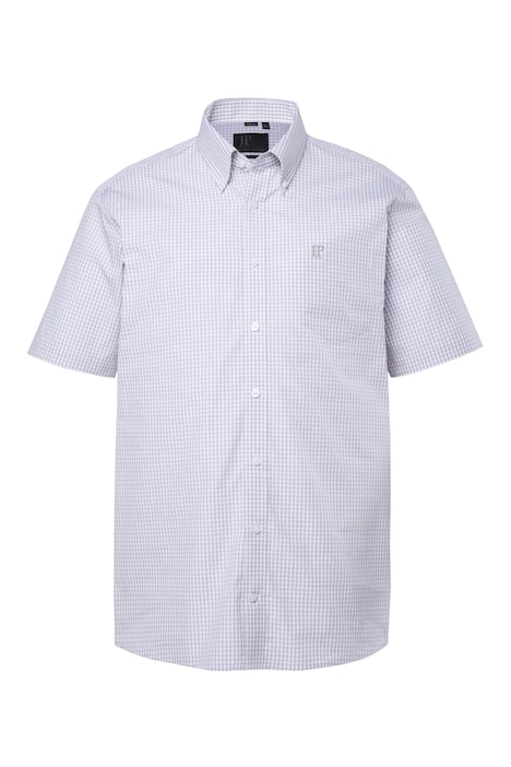 Košile, krátké rukávy, vichy káro, do 8XL, Comfort střih