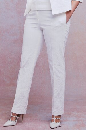 Ulla Popken Jacquard Broek Grote Maten ulla popken kopen in de aanbieding