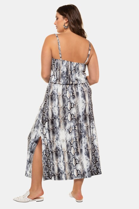 Schlangenmuster Kleid Schlangenmuster Kleid