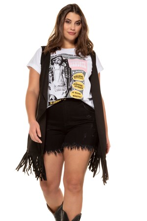 Studio Untold Ulla Popken Hes Lang Open Model Franjes Suedine Grote Maten studio untold kopen in de aanbieding