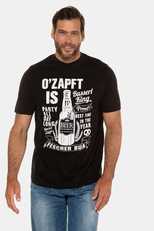 Ulla Popken T-Shirt, O'ZAPFT IS, Halbarm - Große Größen