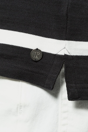 Duże rozmiary Koszulka polo, mężczyzna, czarna, rozmiar: 6XL, bawełna, JP1880