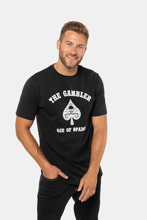 Ulla Popken T-Shirt, Karten, Halbarm - Große Größen