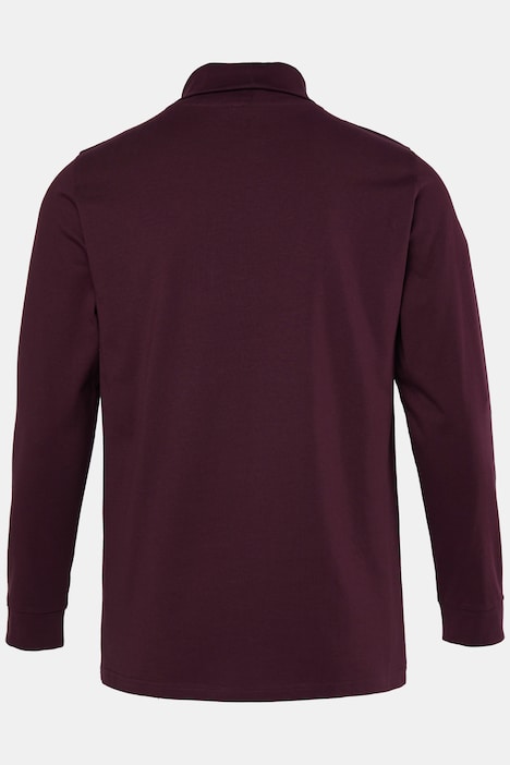 Rollkragen-Shirt, Basic, Jersey, lange Ärmel, bis 7 XL