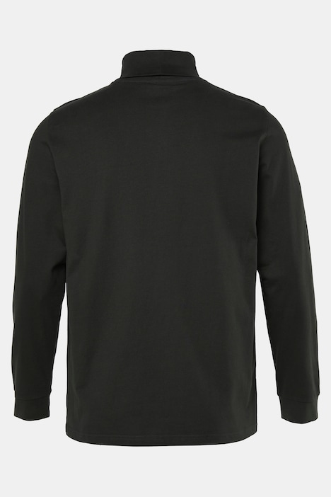 Rollkragen-Shirt, Basic, Jersey, lange Ärmel, bis 7 XL