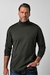 Rollkragen-Shirt, Basic, Jersey, lange Ärmel, bis 7 XL