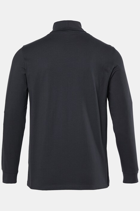 Koszulka z golfem, basic, dżersej, długi rękaw, do rozm. 7XL