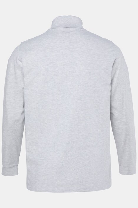 Koszulka z golfem, basic, dżersej, długi rękaw, do rozm. 7XL