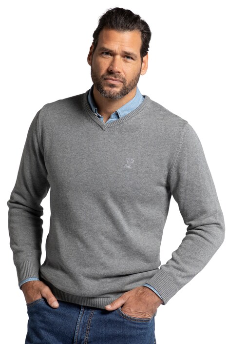 Svetr, Basic střih, výstřih do V, bavlna