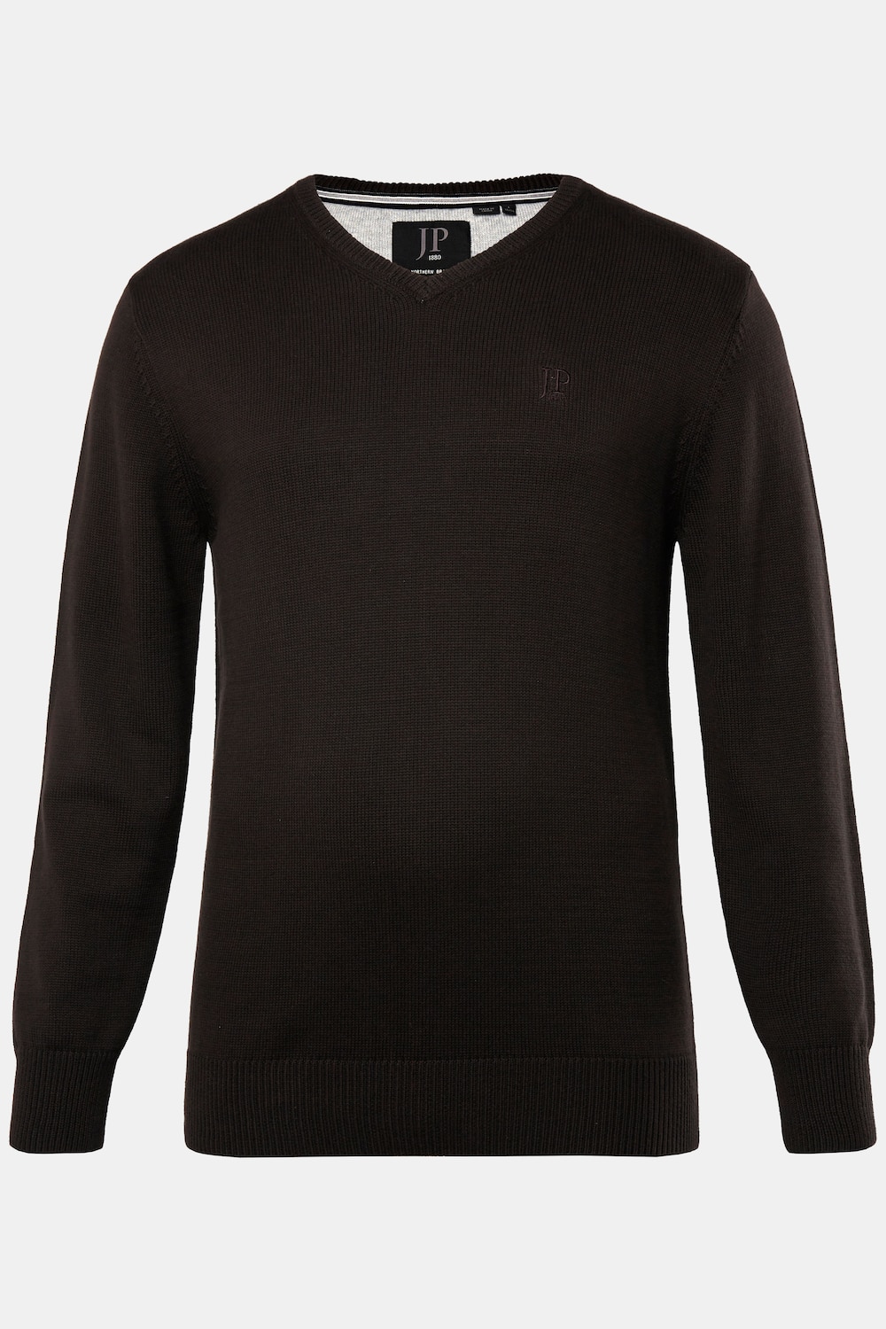 Pullover, Basic Form, V-Ausschnitt, Baumwolle