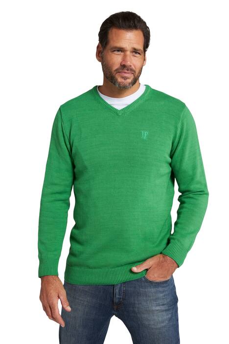 Svetr, Basic střih, výstřih do V, bavlna