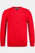 Pullover, Basic Form, V-Ausschnitt, Baumwolle