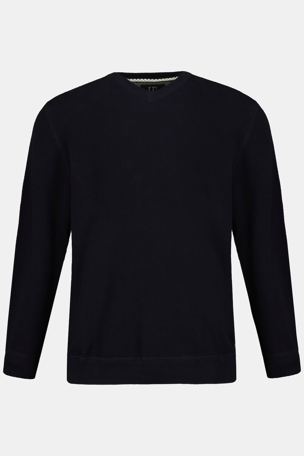 Pullover, Basic Form, V-Ausschnitt, Baumwolle