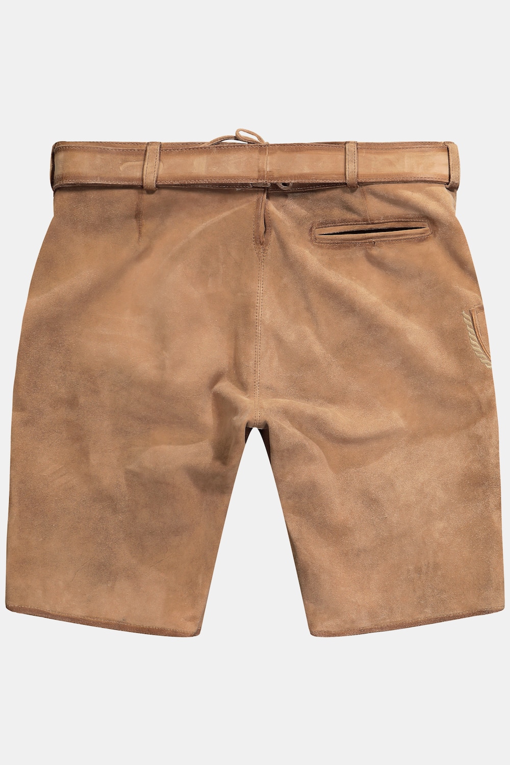 Stora storlekar Skinnbyxa. Lederhosen, Her, beige, storlek: 64, Läder/Bomull, JP1880
