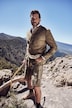 Pantalon en cuir de chèvre, s'inspirant des tenues traditionnelles bavaroises, avec broderies typiques - ceinture en cuir offerte