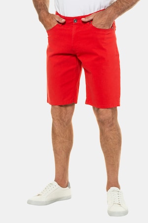 Ulla Popken Bermuda FLEXNAMIC®, Baumwollstretch, 5-Pocket - Große Größen