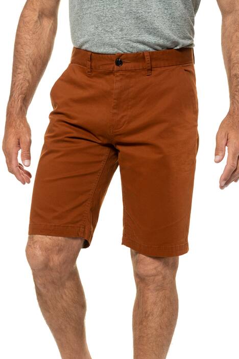 Chino bermudy, 4 kapsy, hladký přední díl, Regular střih