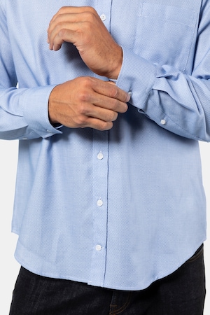 Duże rozmiary Koszula, mężczyzna, błękitna, rozmiar: 5XL, bawełna, JP1880