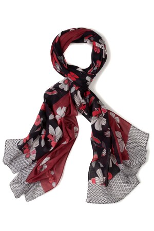 Ulla Popken Sjaal Tweekleurig Grote Maten ulla popken kopen in de aanbieding