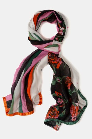 Ulla Popken Schal, Patchoptik, Viskose - Große Größen