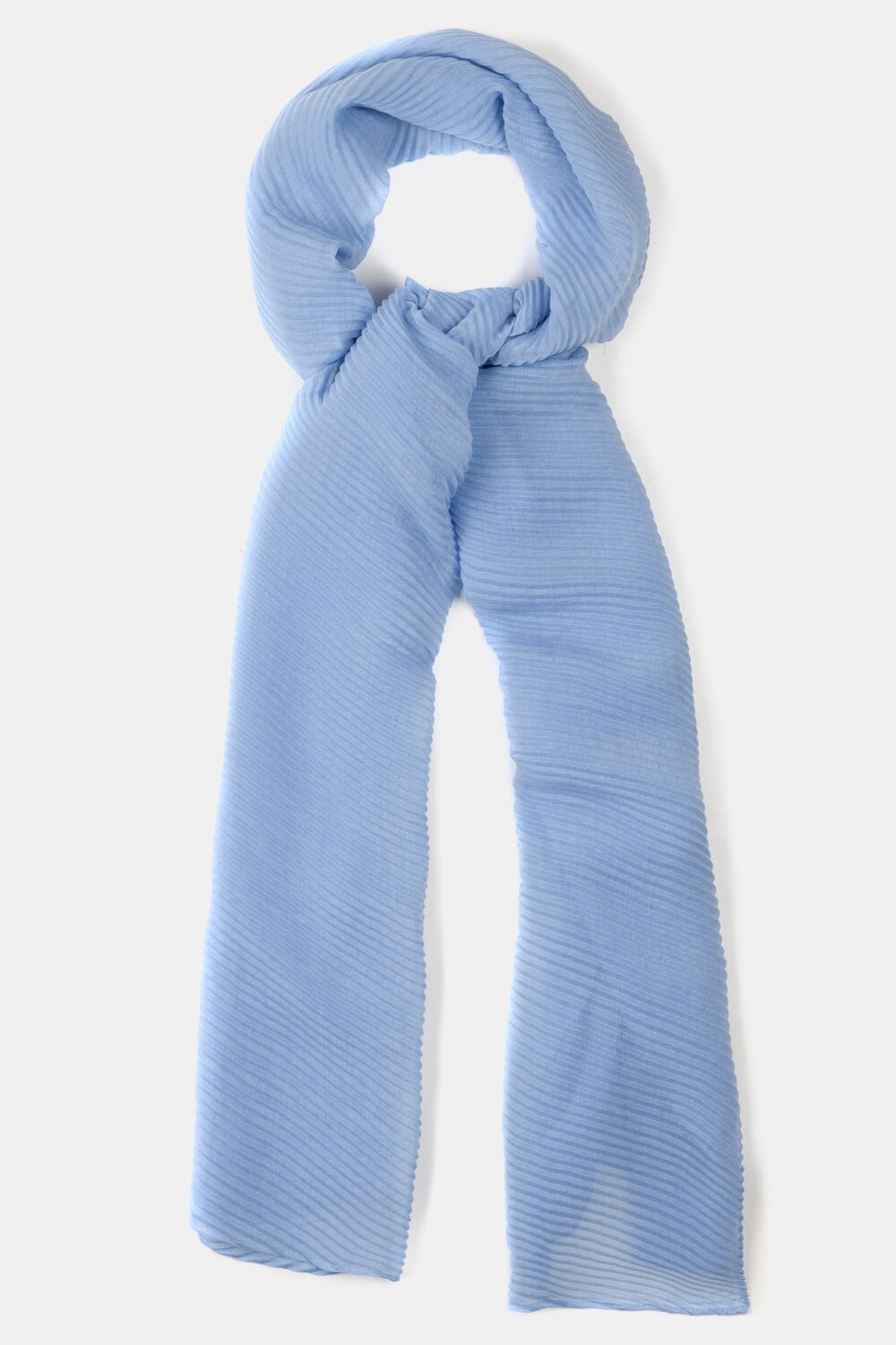 Grote Maten sjaal, Dames, blauw, Maat: One Size, Polyester, Ulla Popken