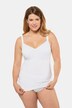 Spaghetti Strap Built-in Cups Stretch Cotton Knit Cami